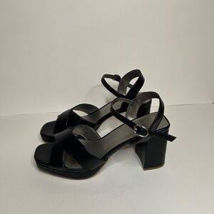 Worthington Black Strappy Heels